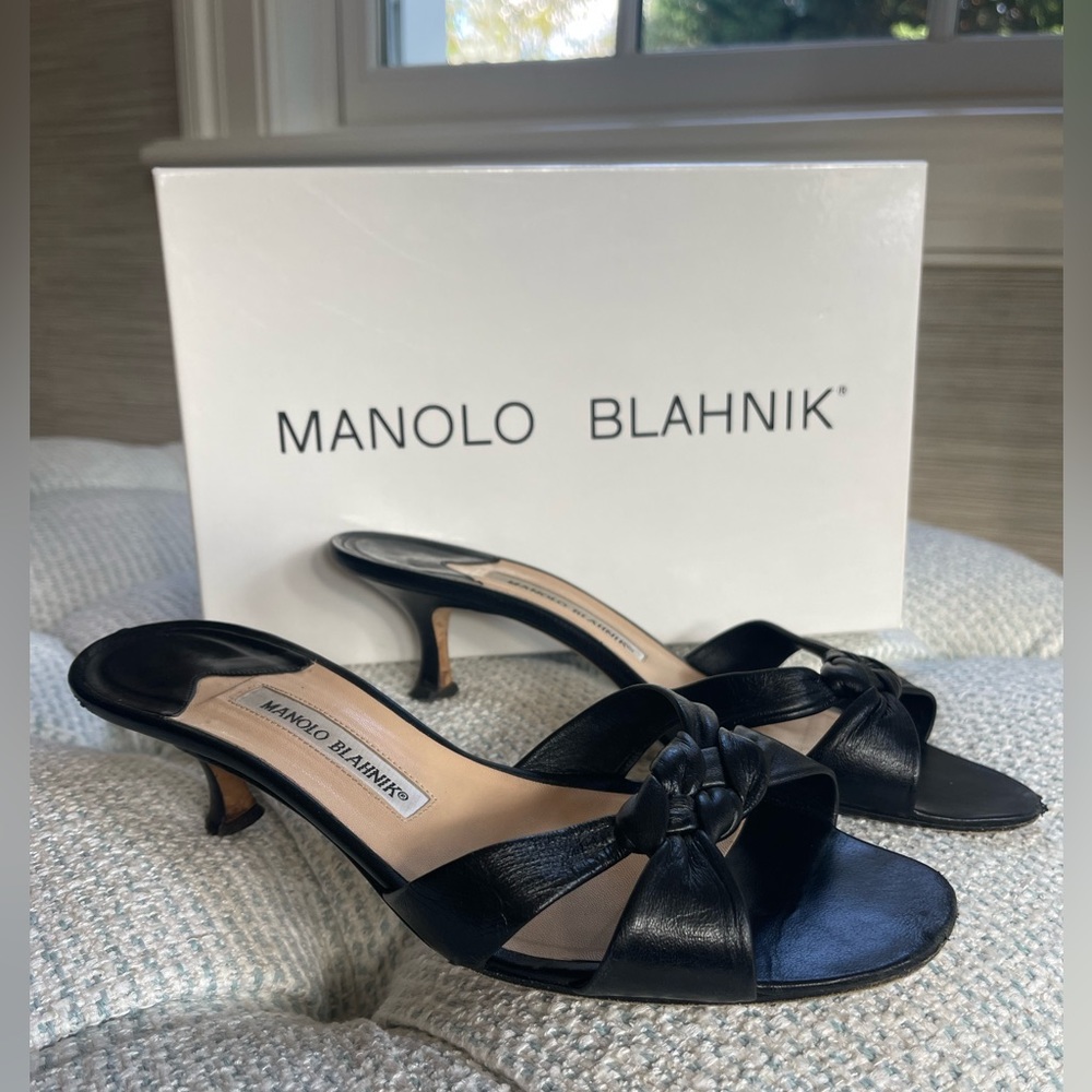 Manolo Blahnik Slides